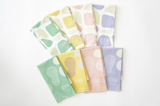 手ぬぐい 石畳柄(裏草津イエロー)