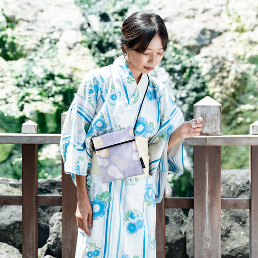 スパッシュ 湯畑柄(ライトアップパープル)