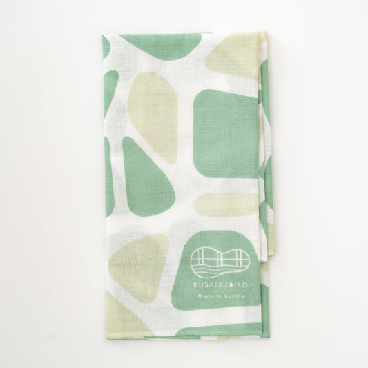 手ぬぐい 石畳柄(湯畑グリーン)