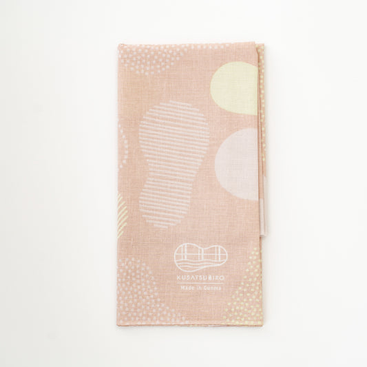 手ぬぐい 湯畑柄(シャクナゲピンク)