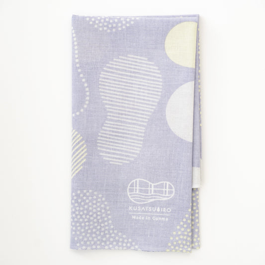 手ぬぐい 湯畑柄(ライトアップパープル)